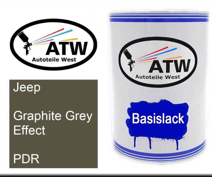 Jeep, Graphite Grey Effect, PDR: 500ml Lackdose, von ATW Autoteile West.